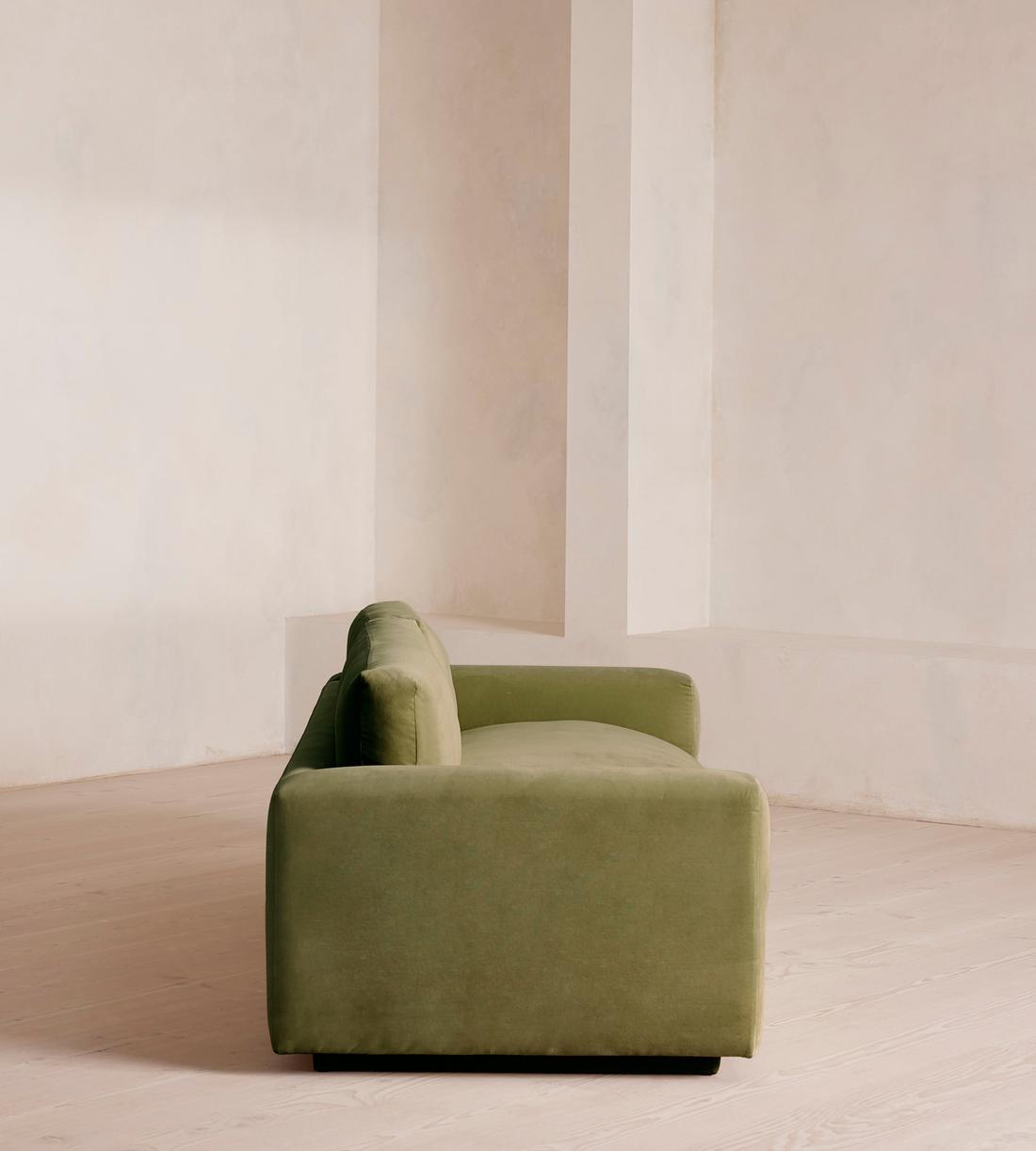 Mossley Three Seater Sofa - Velvet - Lichen - US - Images - Image 3