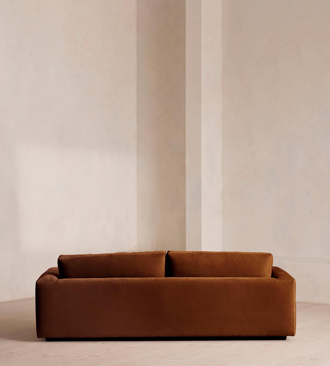 Mossley Three Seater Sofa - Velvet - Cinnamon - US - Images - Image 4