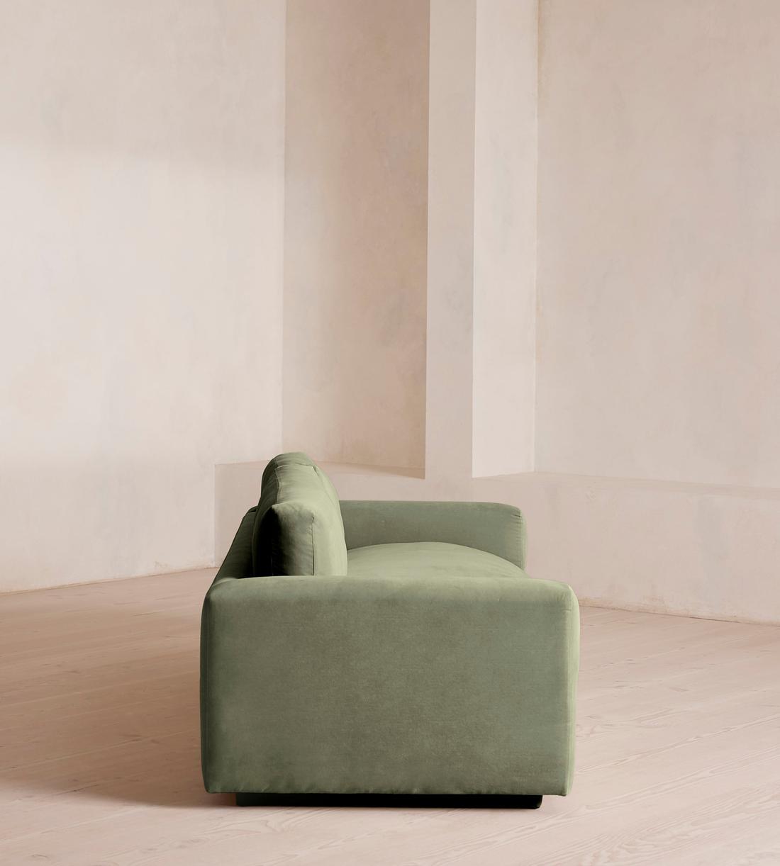 Mossley Three Seater Sofa - Velvet - Seafoam - UK - Images - Image 3
