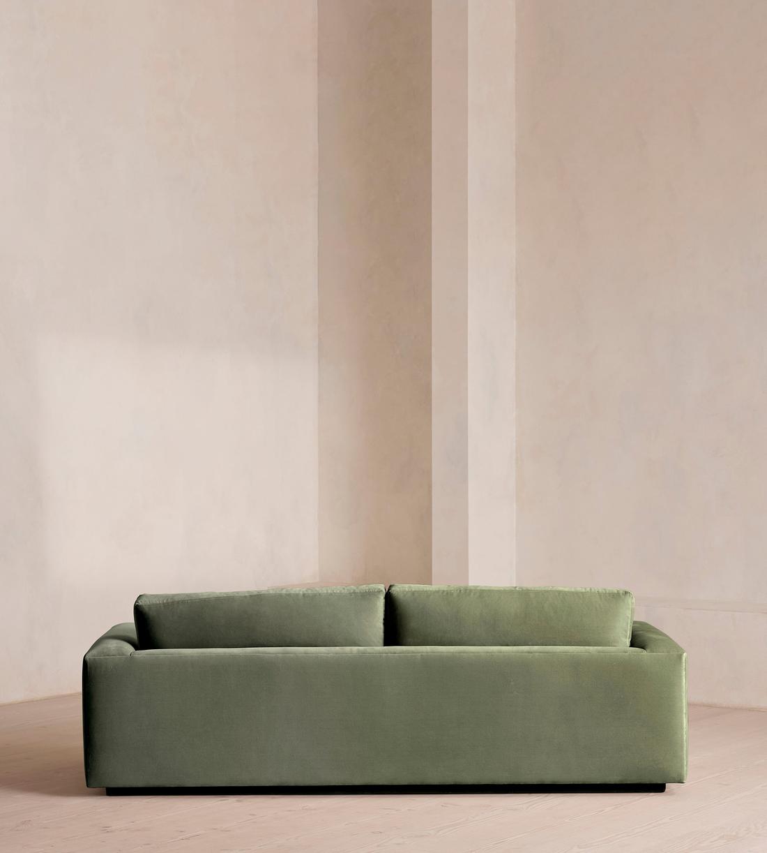 Mossley Three Seater Sofa - Velvet - Seafoam - UK - Images - Image 4