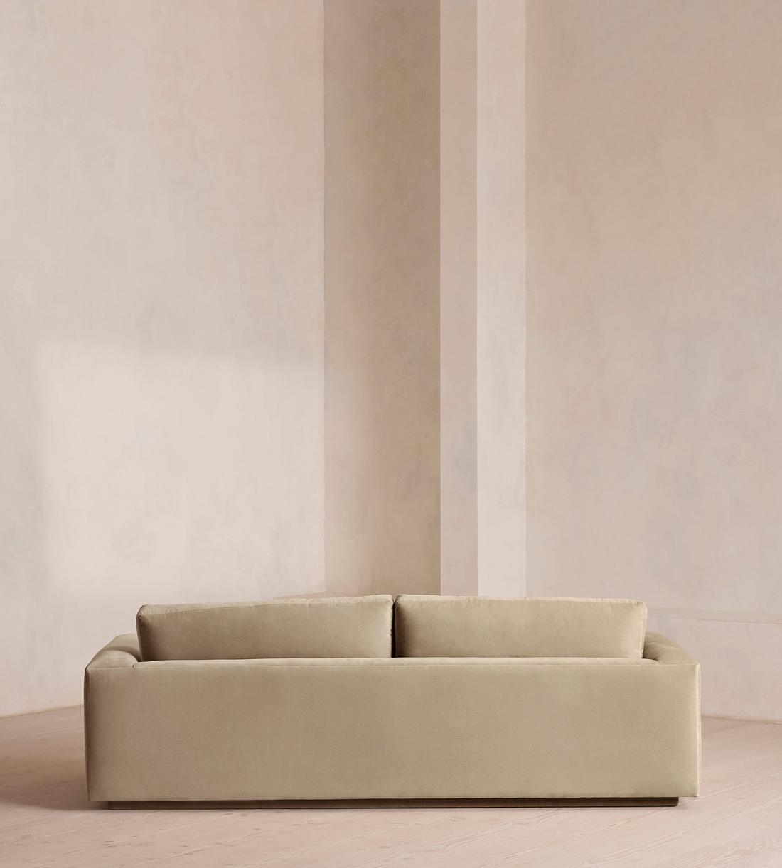 Mossley Three Seater Sofa - Velvet - Oyster - US - Images - Image 4