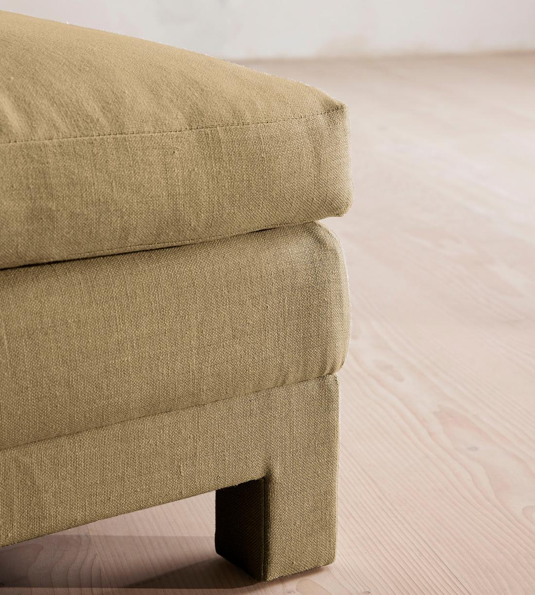 Ashford Ottoman - Linen - Wheat - Images - Image 4