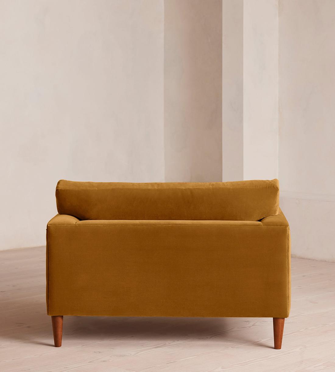 Reya Loveseat - Velvet - Mustard - Images - Image 4