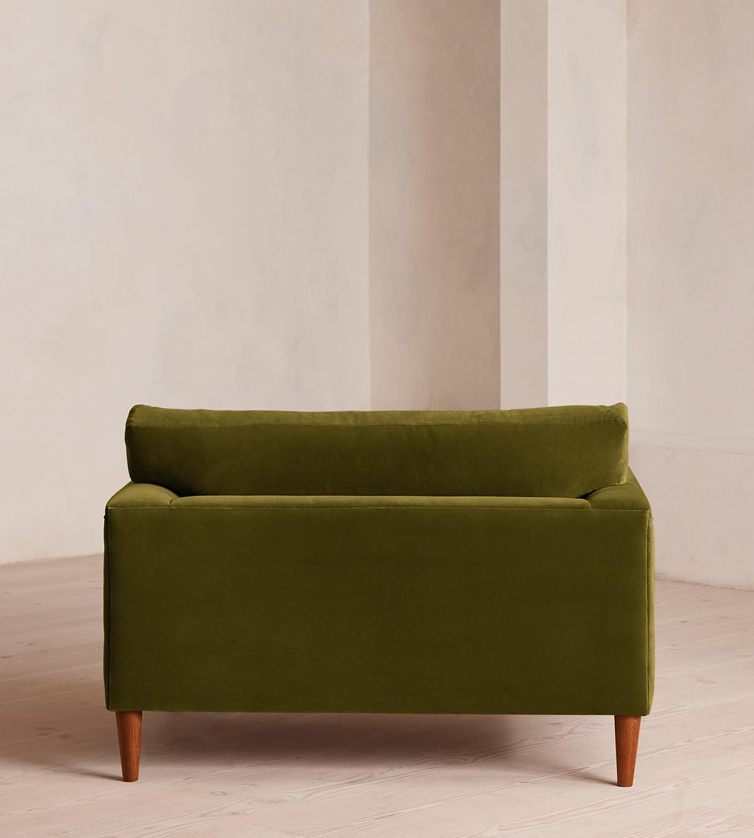 Reya Loveseat - Velvet - Olive - Images - Image 4