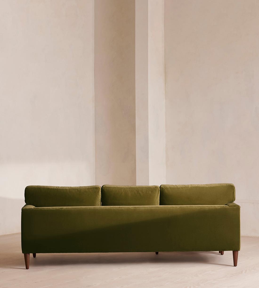 Reya Chaise-end Sofa - Velvet - Olive - US - Images - Image 4