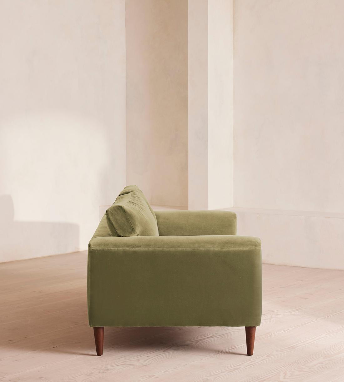 Reya Two Seater Sofa - Velvet - Lichen - US - Images - Image 3