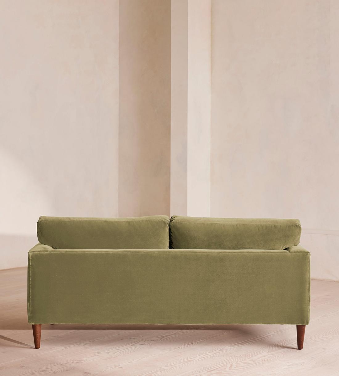 Reya Two Seater Sofa - Velvet - Lichen - US - Images - Image 4
