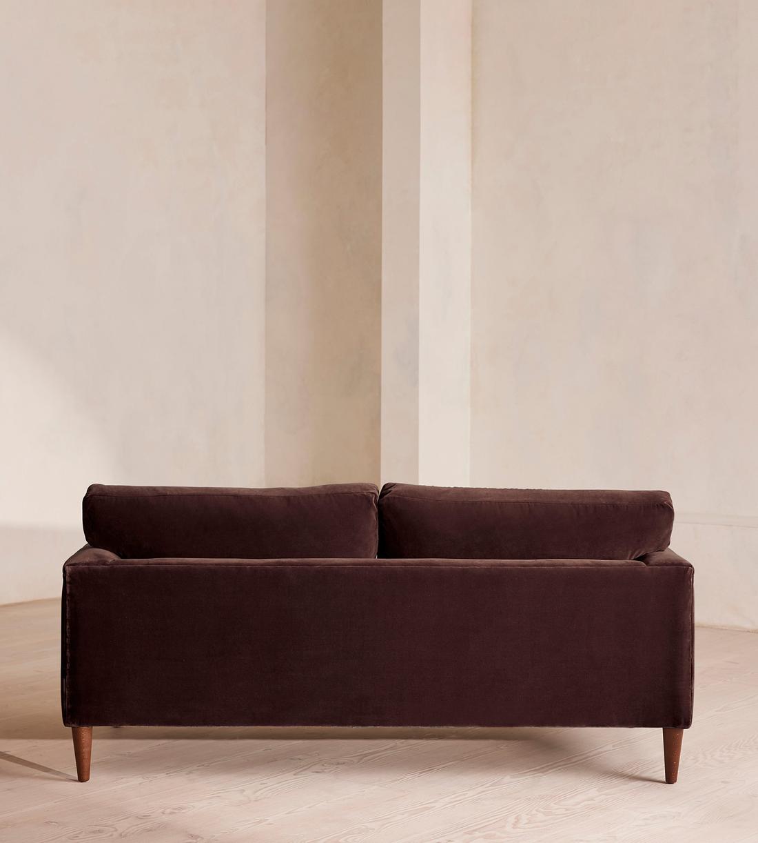 Reya Two Seater Sofa - Velvet - Aubergine - US - Images - Image 4
