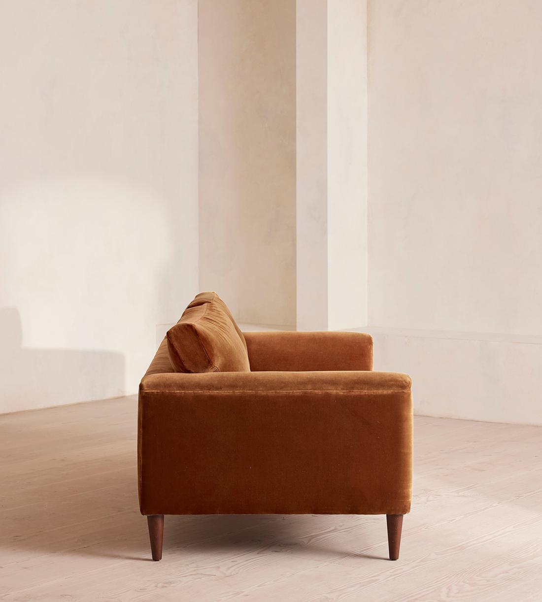 Reya Two Seater Sofa - Velvet - Cinnamon - US - Images - Image 3