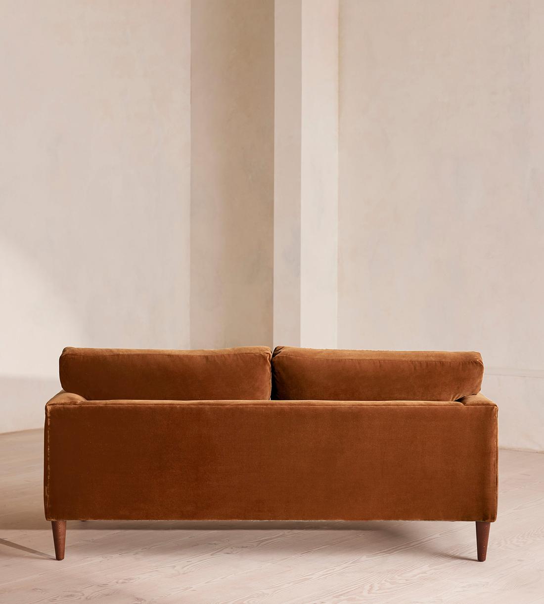 Reya Two Seater Sofa - Velvet - Cinnamon - US - Images - Image 4