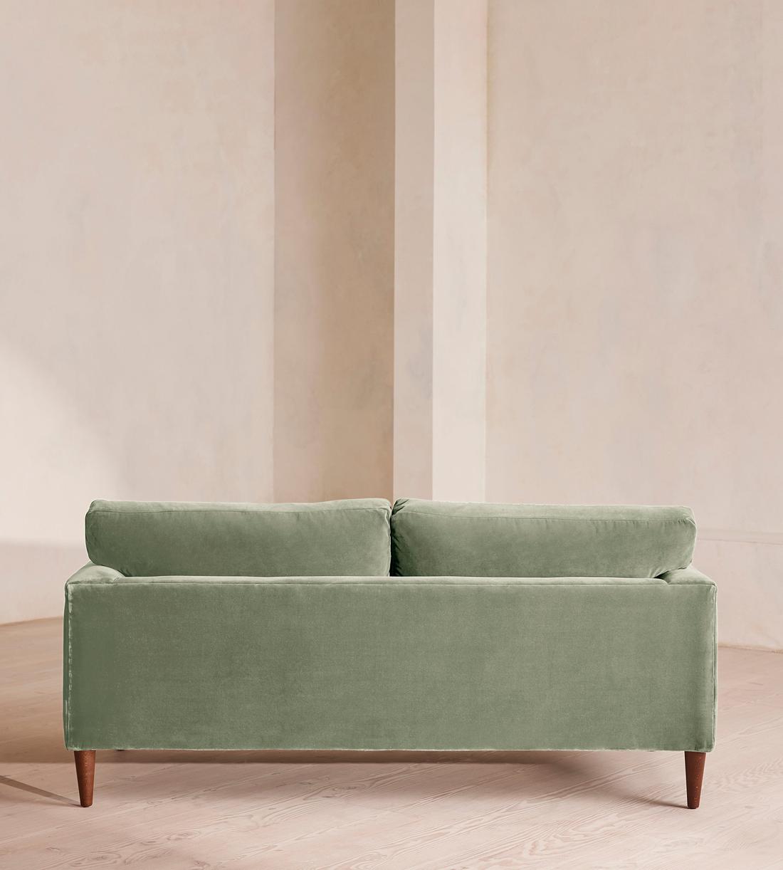 Reya Two Seater Sofa - Velvet - Seafoam - UK - Images - Image 4
