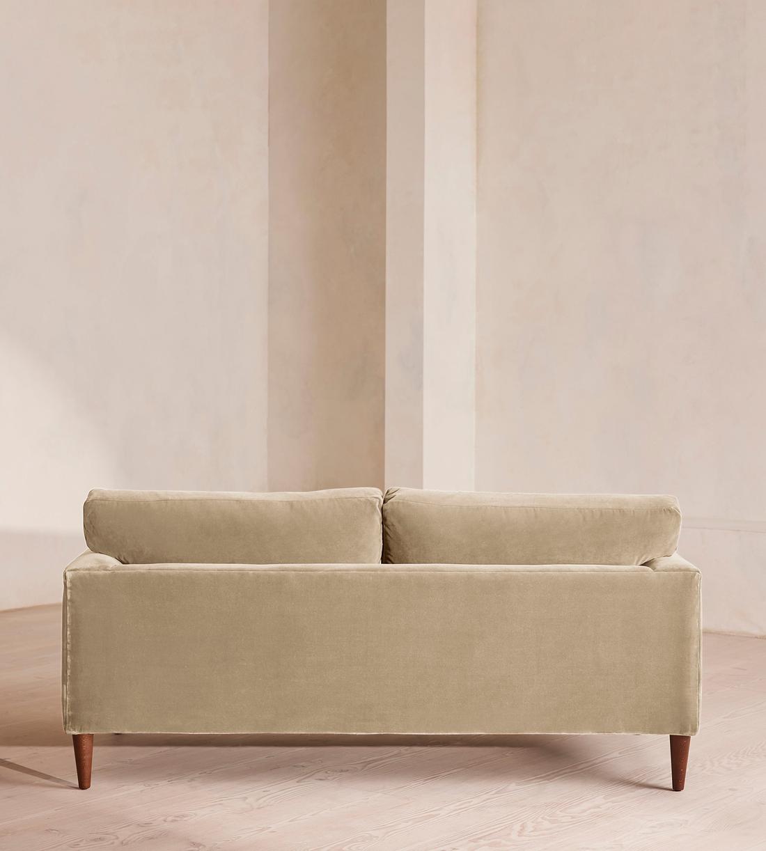 Reya Two Seater Sofa - Velvet - Oyster - US - Images - Image 4