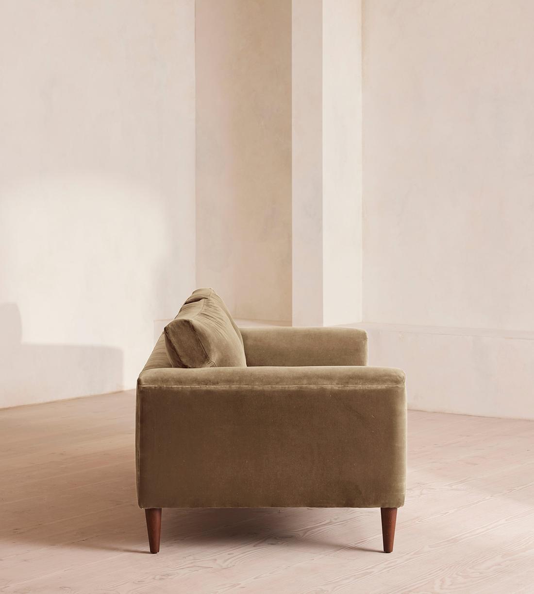 Reya Two Seater Sofa - Velvet - Truffle - US - Images - Image 3