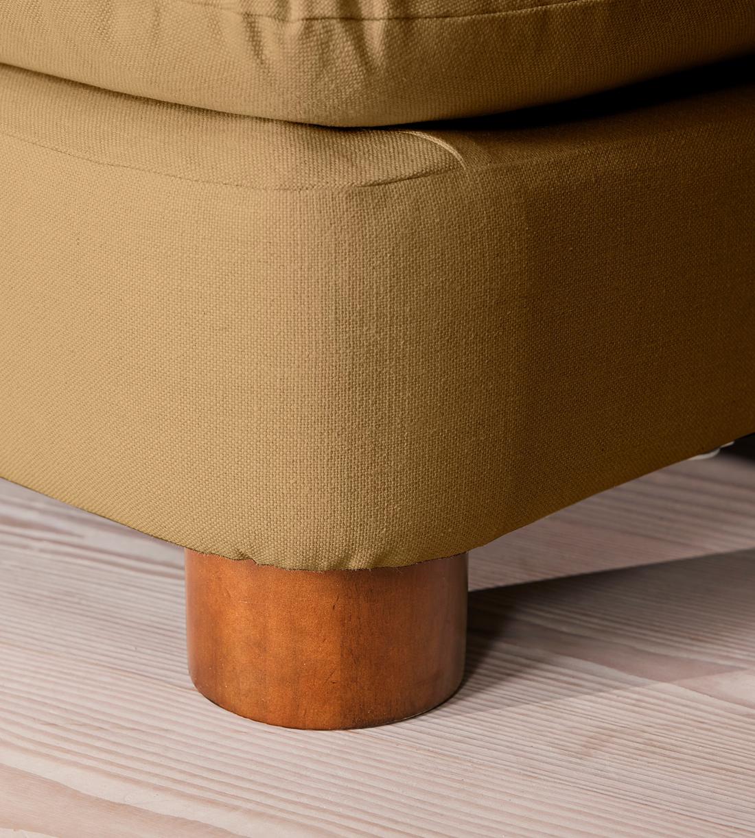 Vivienne Modular Sofa - Armless Module - Linen - Ochre - Image 6