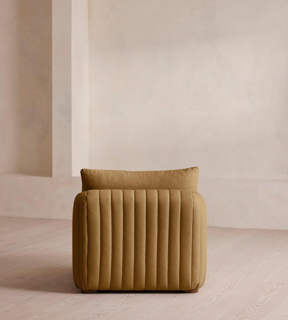 Vivienne Ottoman - Linen - Ochre - US - Image 4