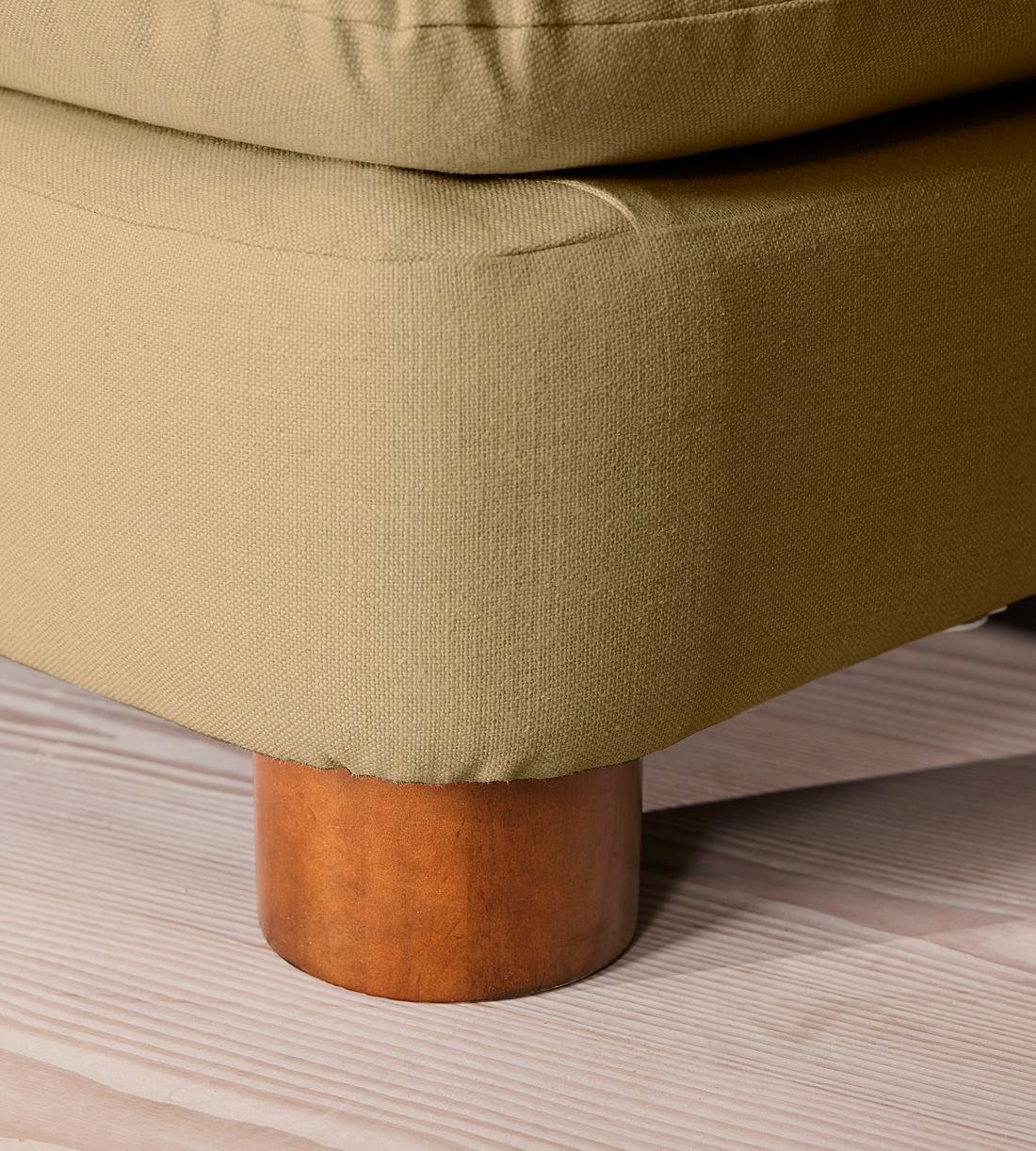 Vivienne Sectional Sofa - Armless Module - Linen - Wheat - US - Image 5