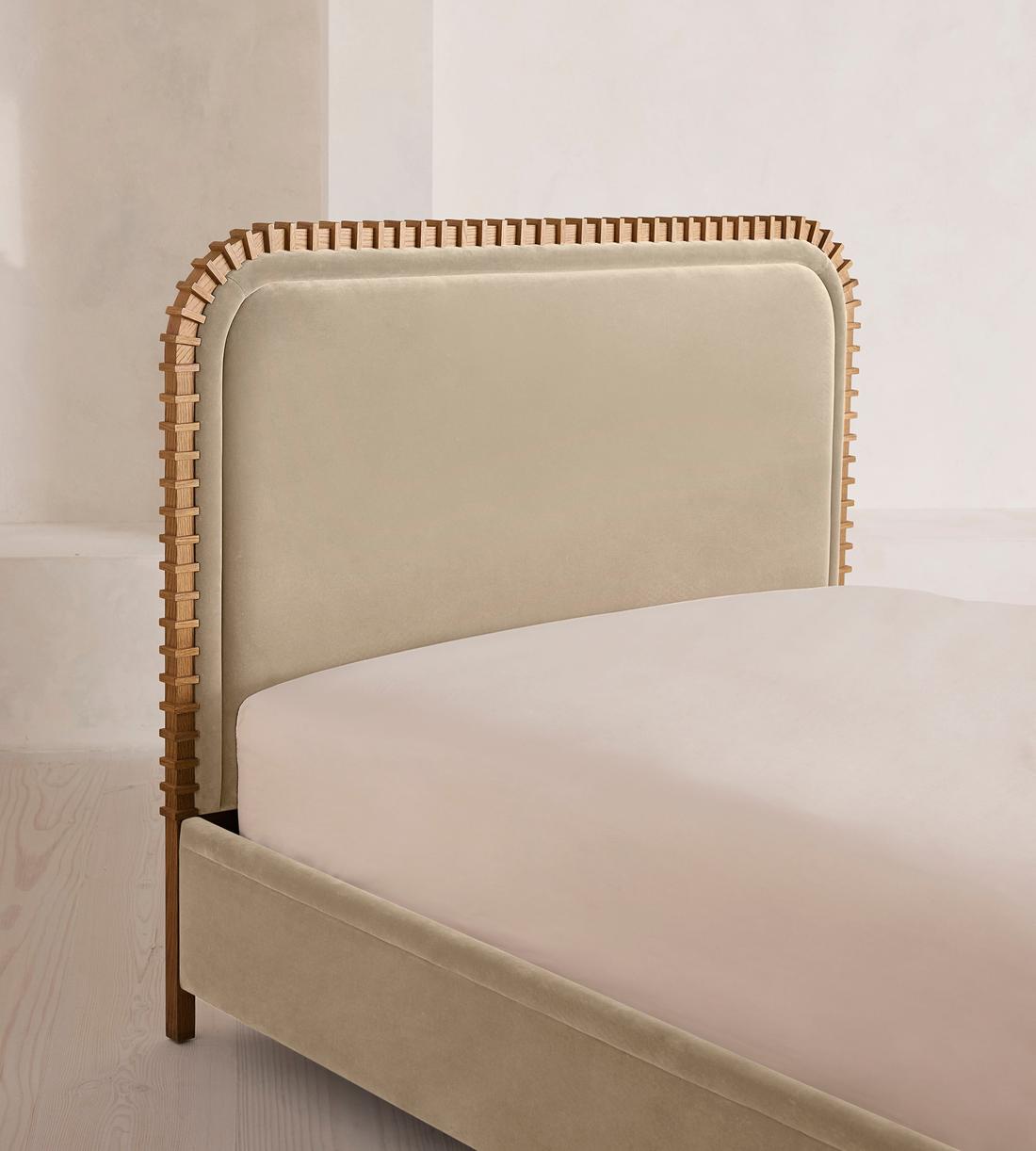 Angus Bed - King - Velvet - Oyster - UK - Images - Image 4