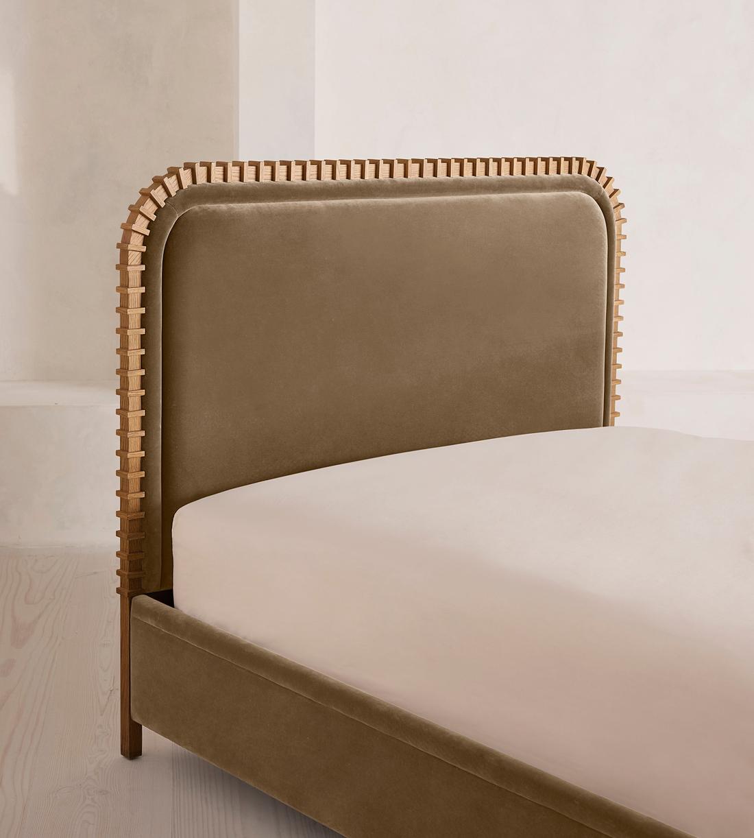 Angus Bed - King - Velvet - Truffle - UK - Images - Image 4