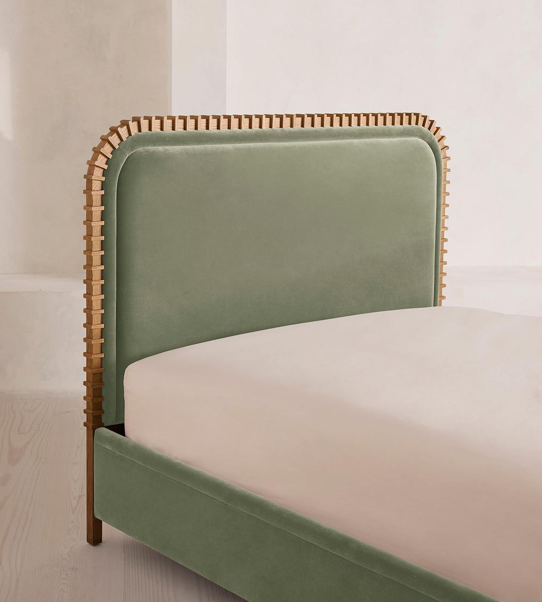 Angus Bed - King - Velvet - Seafoam - UK - Images - Image 4