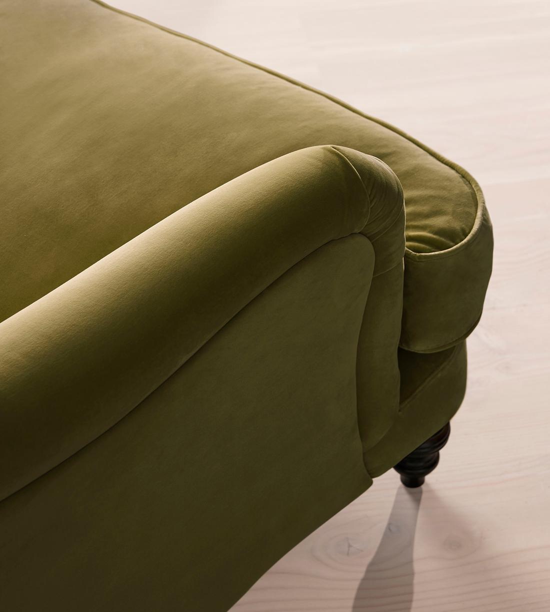 Arundel Loveseat - Velvet - Olive - Images - Image 5