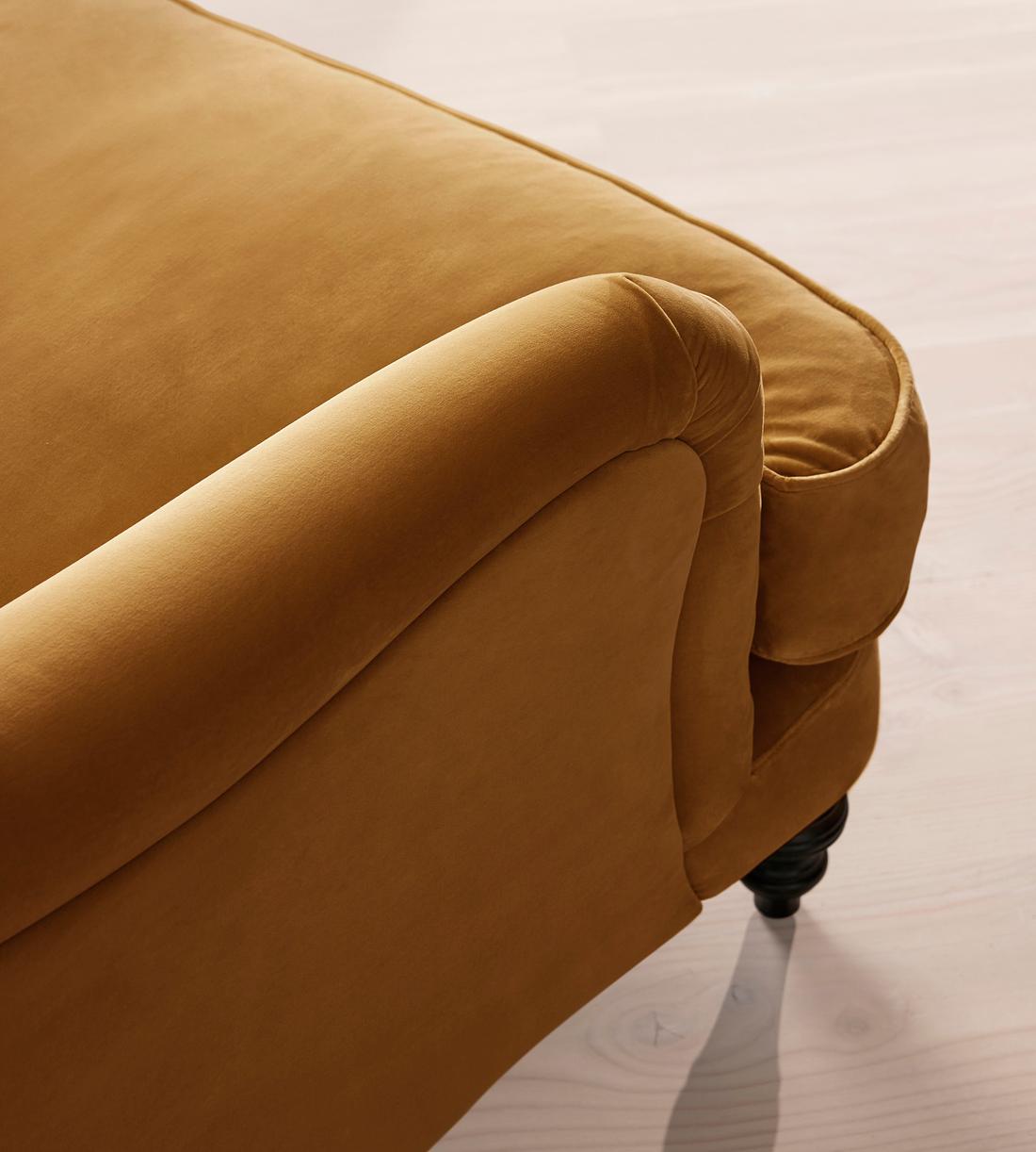 Arundel Loveseat - Velvet - Mustard - Images - Image 5