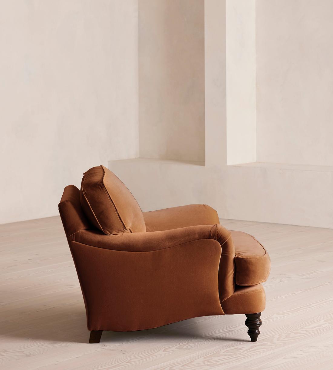 Arundel Loveseat - Velvet - Cinnamon - Images - Image 3