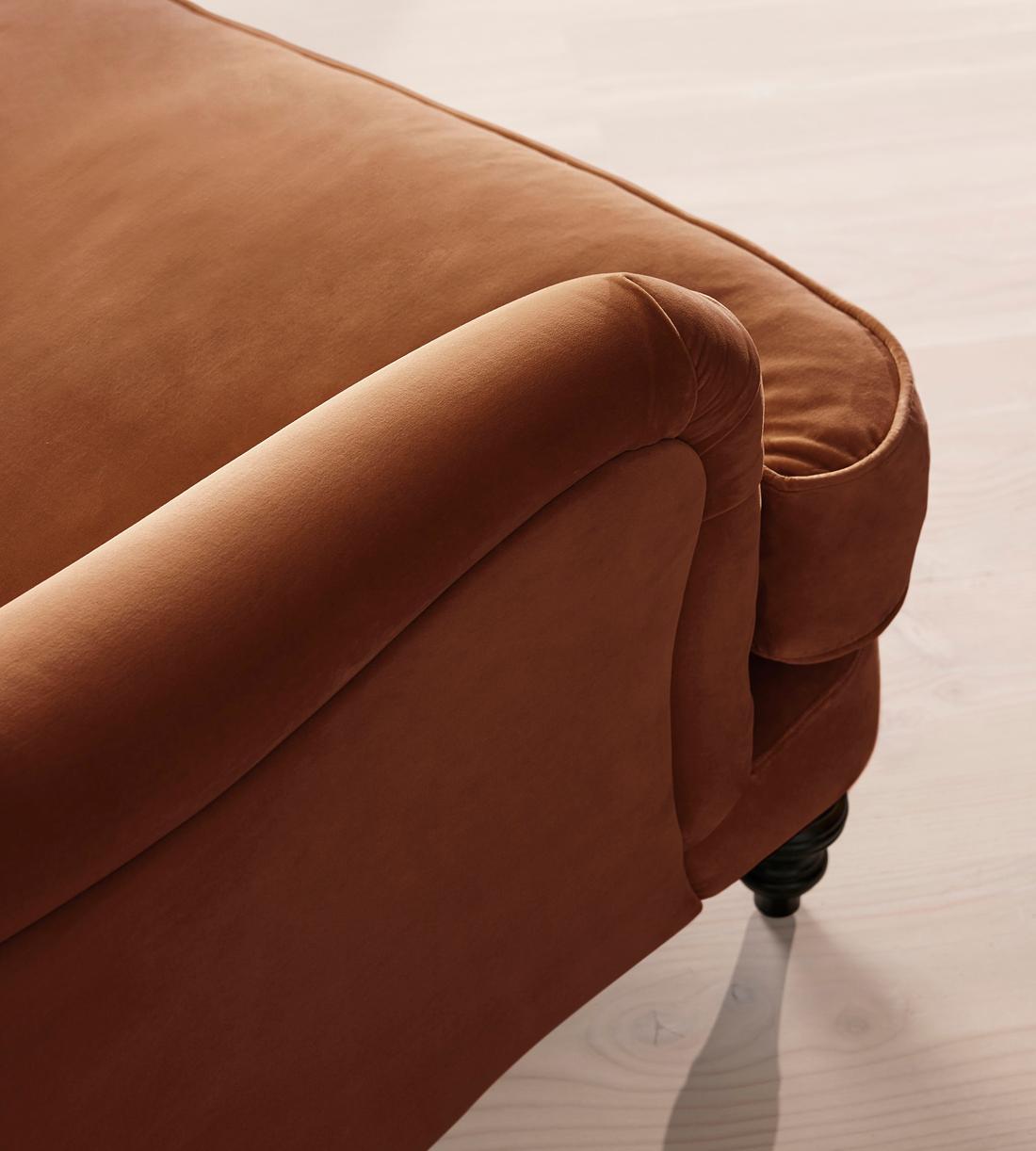 Arundel Loveseat - Velvet - Cinnamon - Images - Image 5