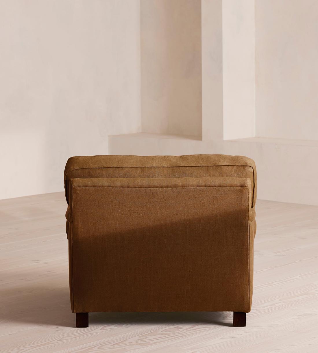 Arundel Loveseat - Linen - Terracotta - Images - Image 4