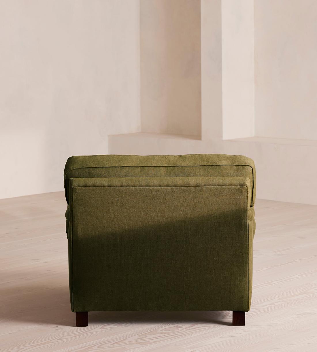 Arundel Loveseat - Linen - Olive - Images - Image 4
