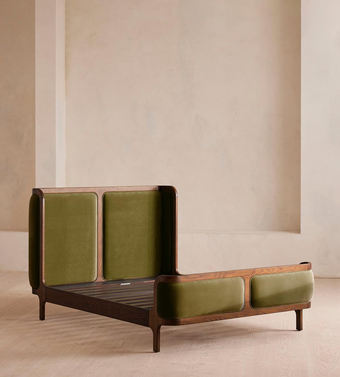 Belsa Bed - Super king - Velvet - Olive - Images - Image 5