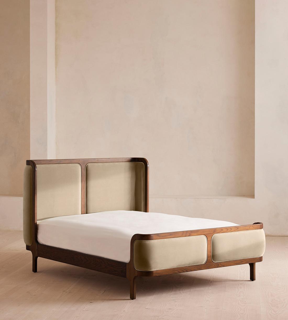Belsa Bed - Super King - Velvet - Oyster - UK - Listing - Image 1