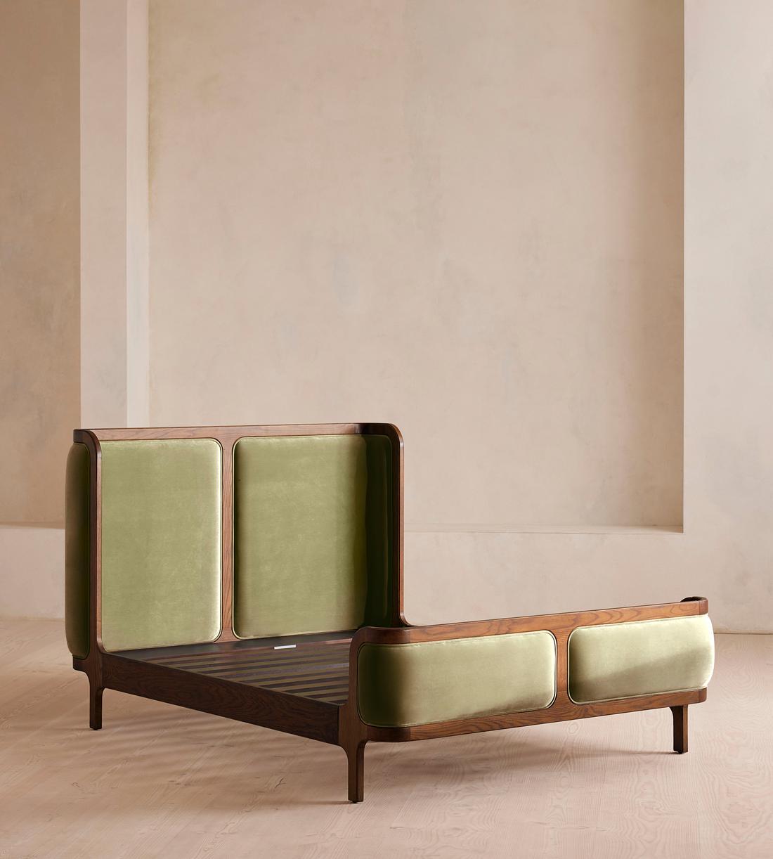 Belsa Bed - Super king - Velvet - Lichen - Images - Image 4