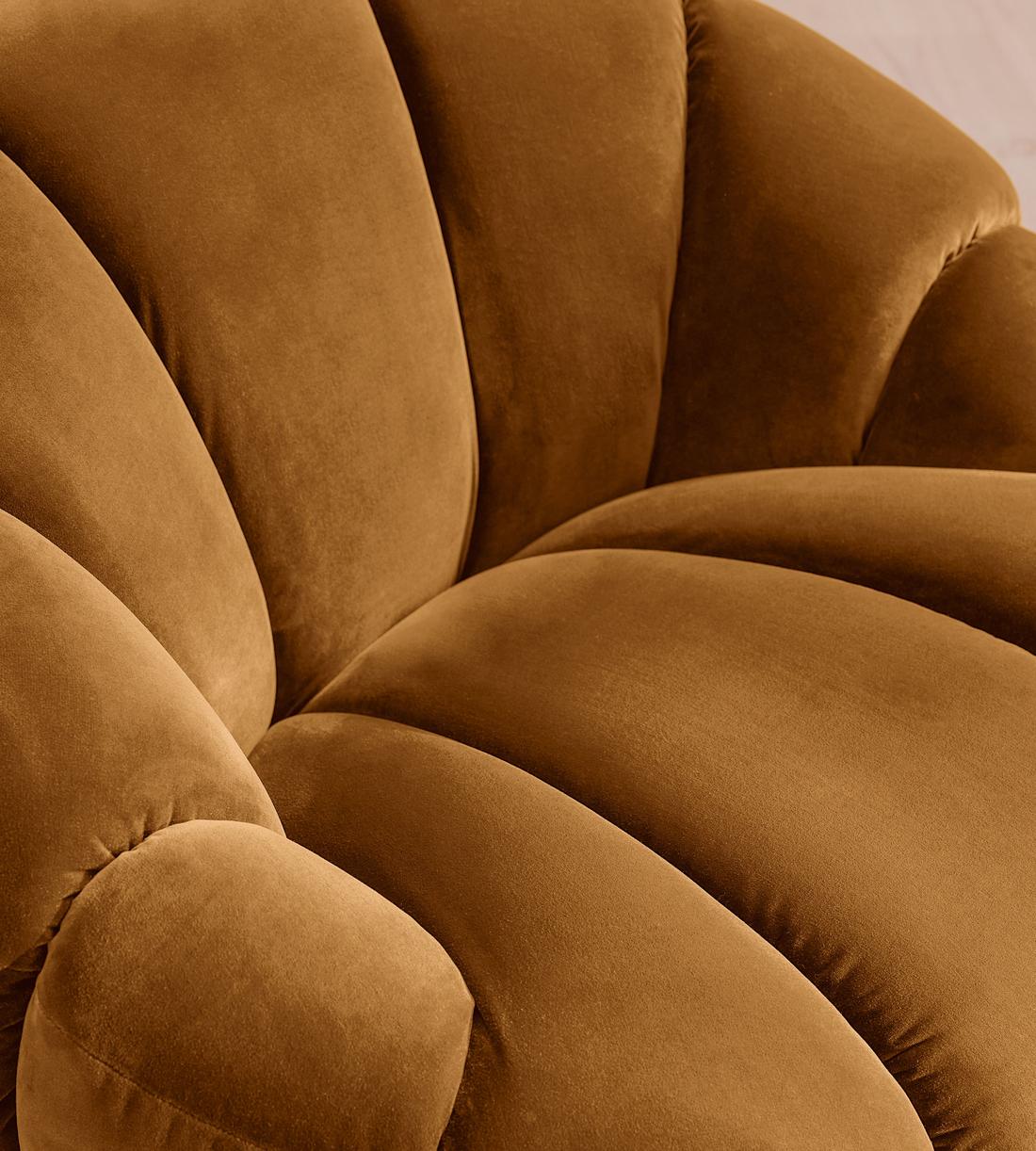Garret Armchair - Velvet - Mustard - Images - Image 6