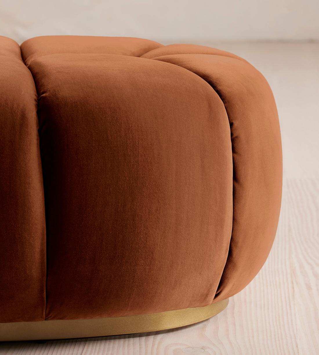 Garret Footstool - Velvet Cinnamon - UK - Images - Image 4