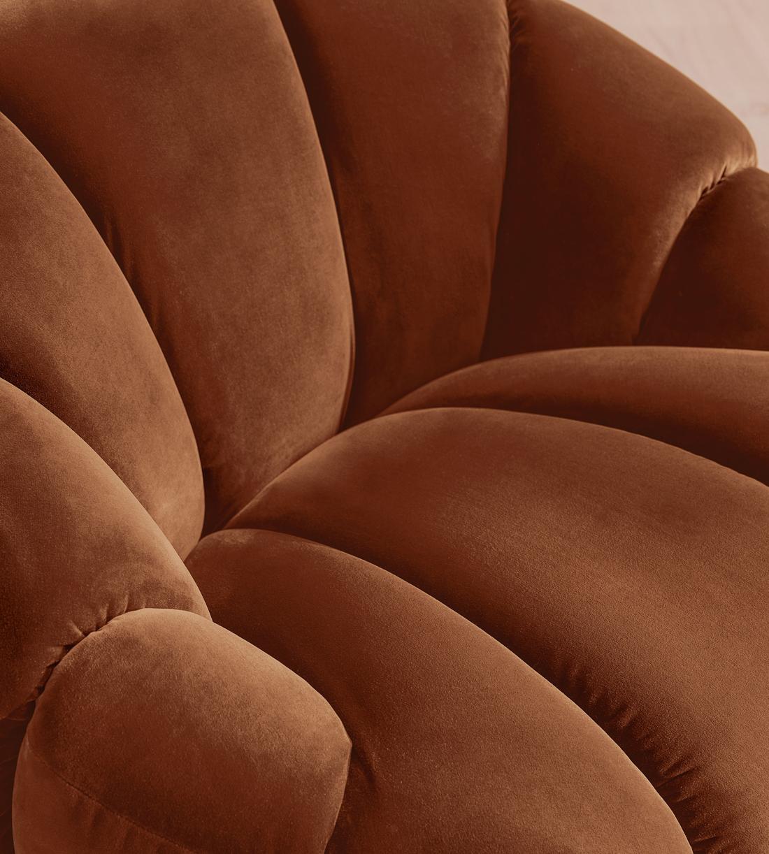 Garret Chair - Velvet - Cinnamon - UK - Images - Image 5