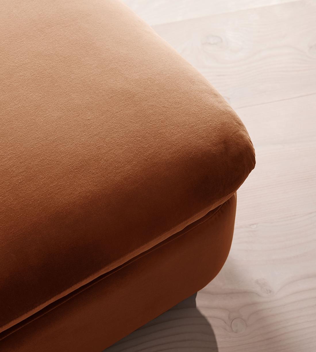 Rava Ottoman - Velvet - Cinnamon - UK - Images - Image 4