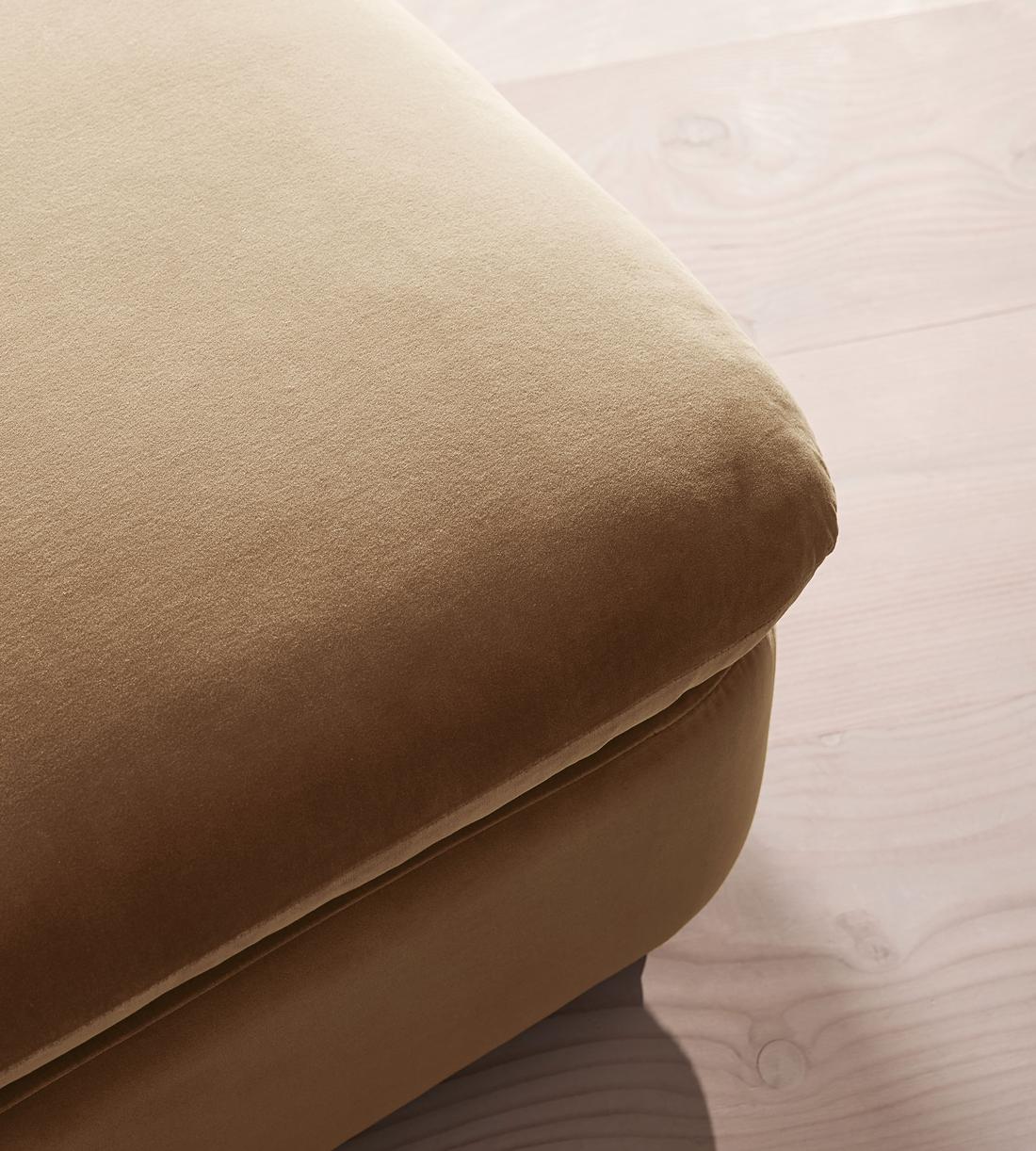Rava Ottoman - Velvet - Truffle - US - Images - Image 4