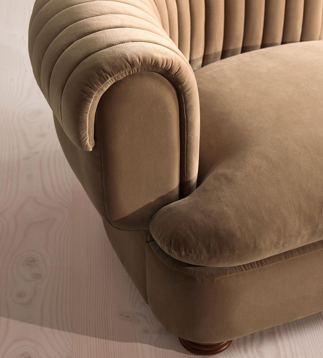 Rava Sectional Sofa - Left Arm Module - Velvet - Truffle - US - Image 5