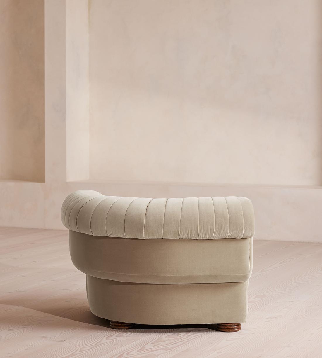 Rava Ottoman - Velvet - Oyster - US - Image 10