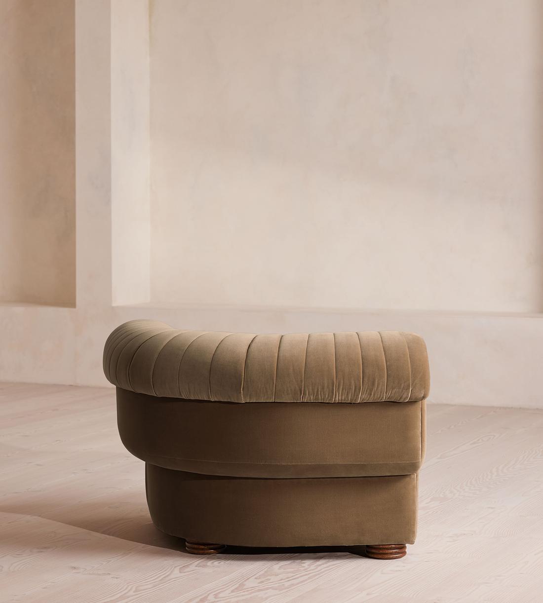 Rava Sectional Sofa - Left Arm Module - Velvet - Truffle - US - Image 10