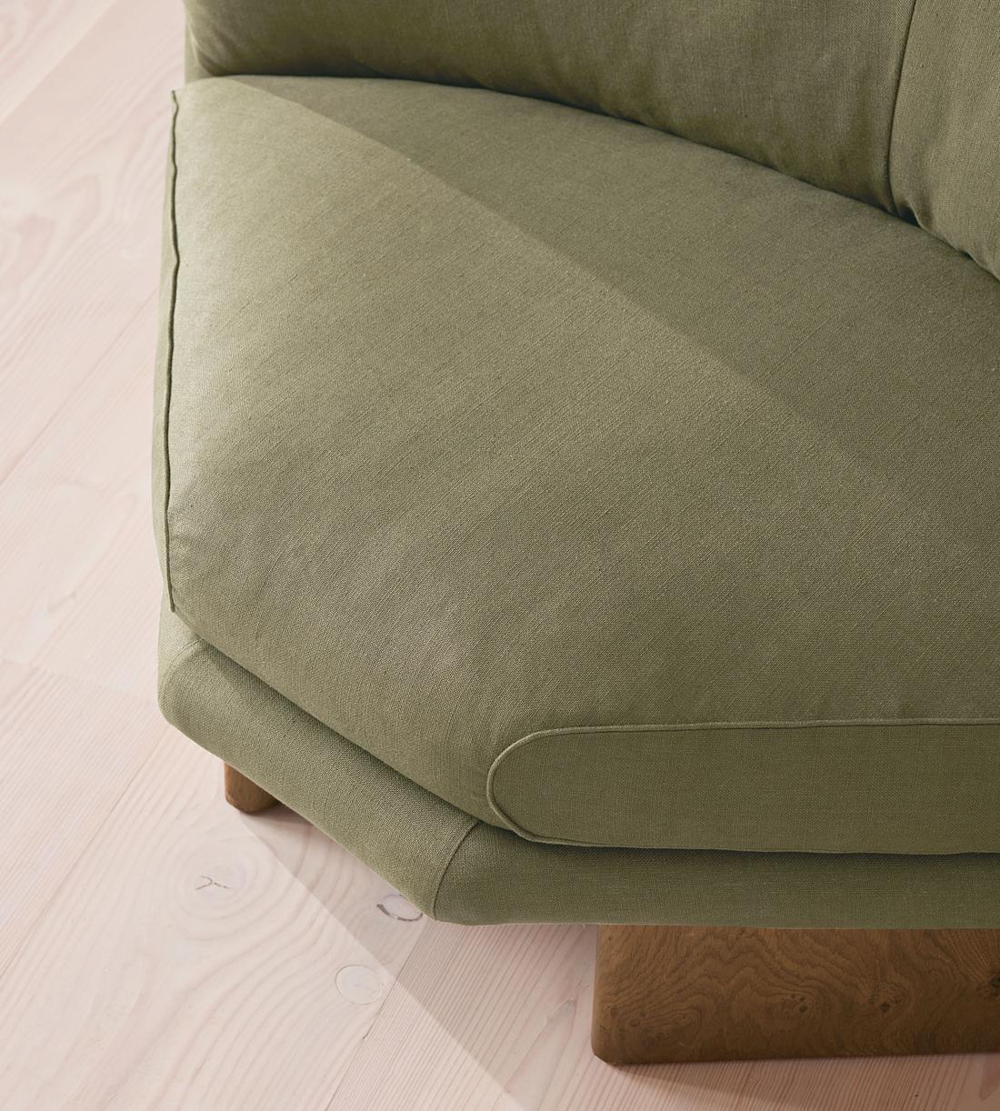 Tellis Corner Chair - Linen - Sage - US - Images - Image 5