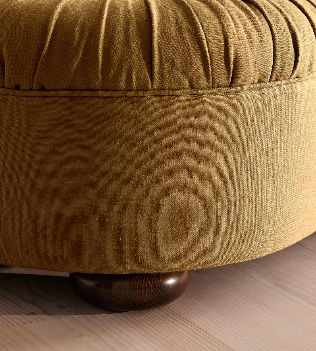 Vara Bed - King - Linen - Ochre - Images - Image 5