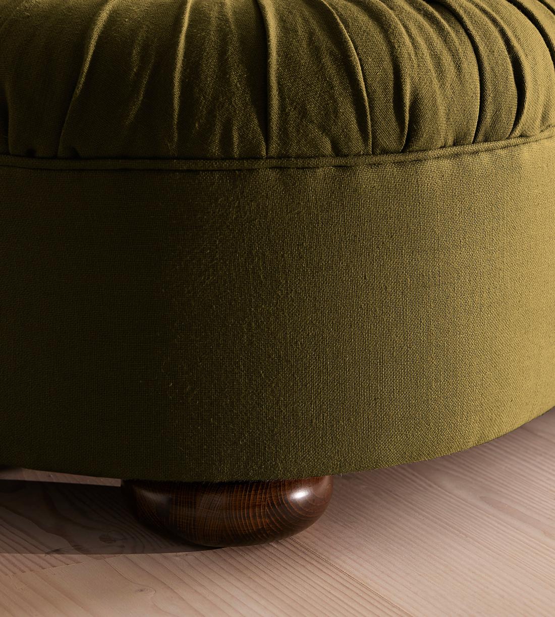 Vara Bed - King - Linen - Olive - Images - Image 5