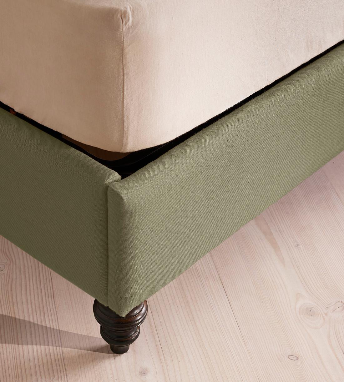 Rivas Bed - King - Linen - Sage - Images - Image 3