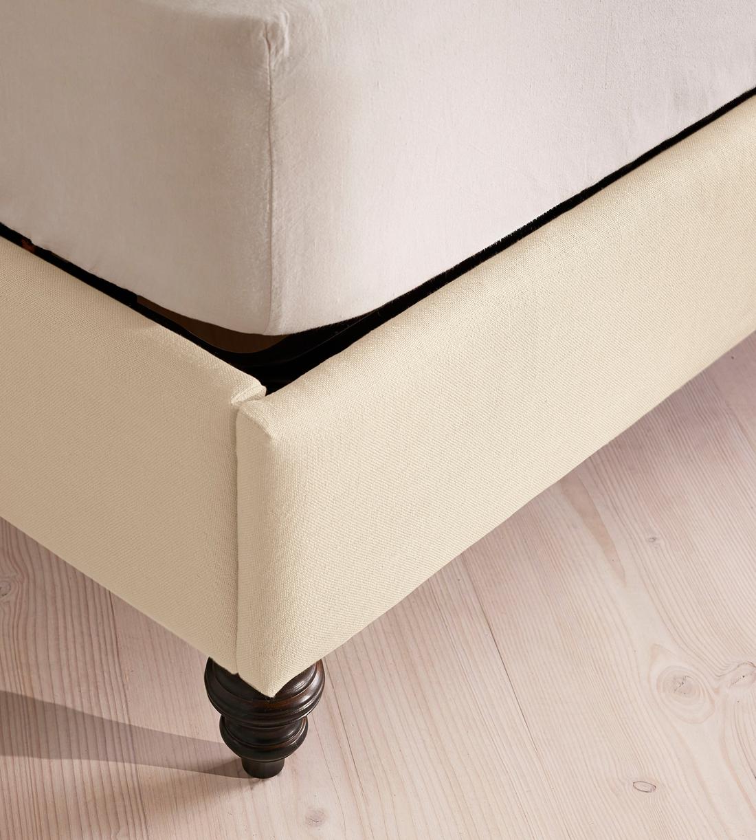 Rivas Bed - King - Linen - Bisque - Images - Image 3
