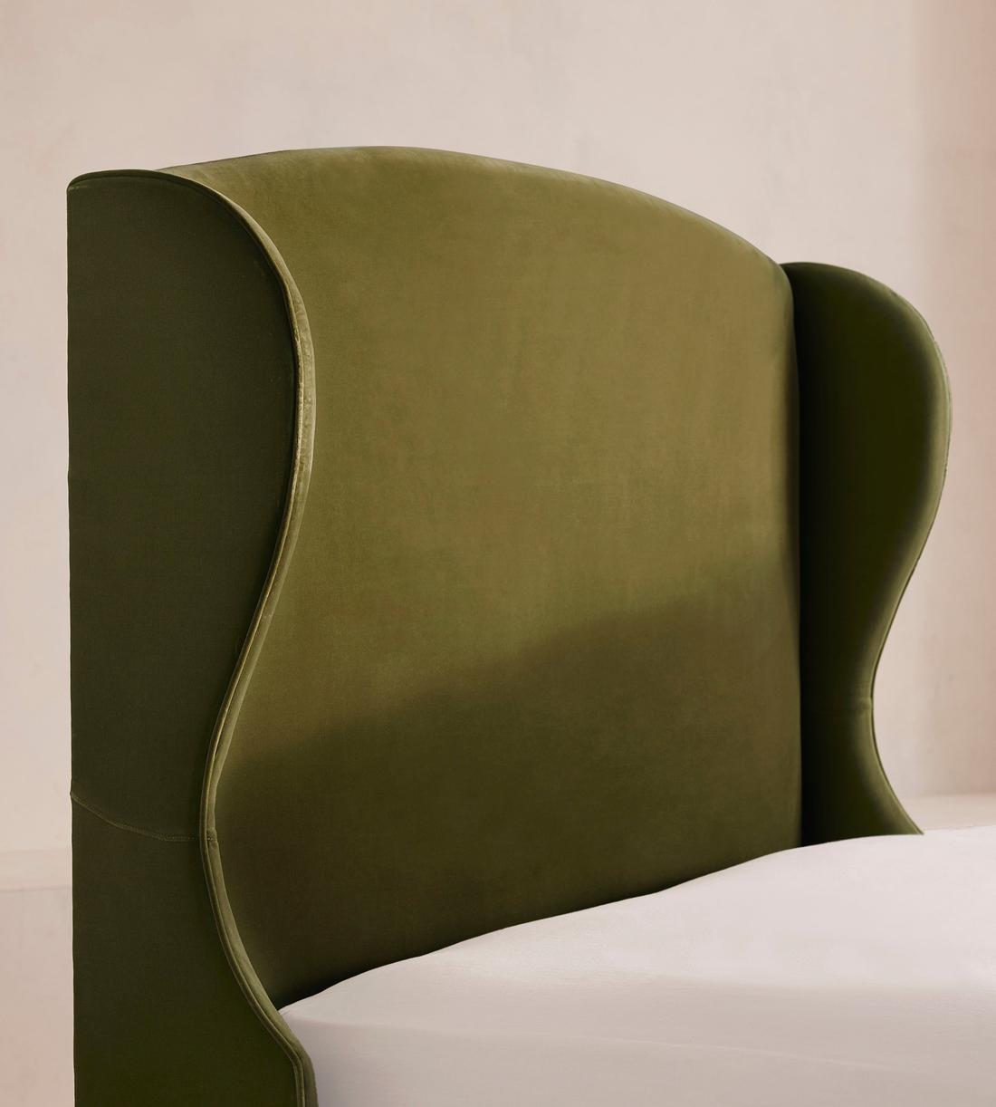Rivas Bed - Emperor - Velvet - Olive - Images - Image 4