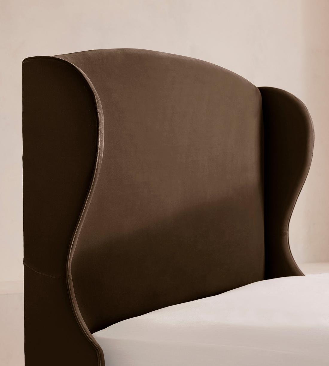 Rivas Bed - King - Velvet - Chocolate - Images - Image 4