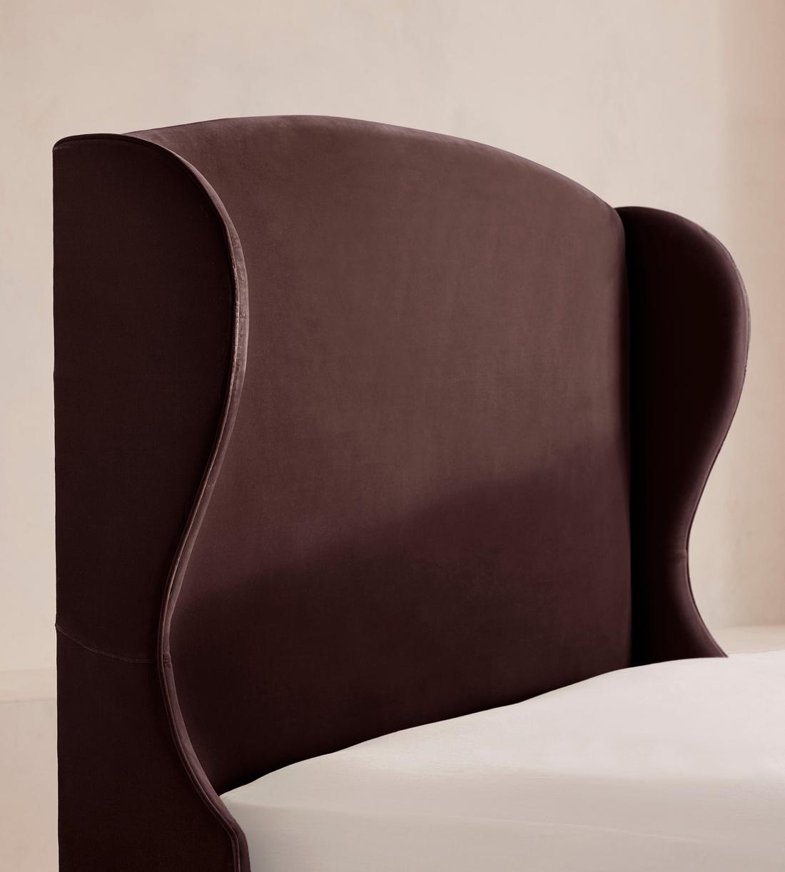 Rivas Bed - Emperor - Velvet - Aubergine - UK - Images - Image 4