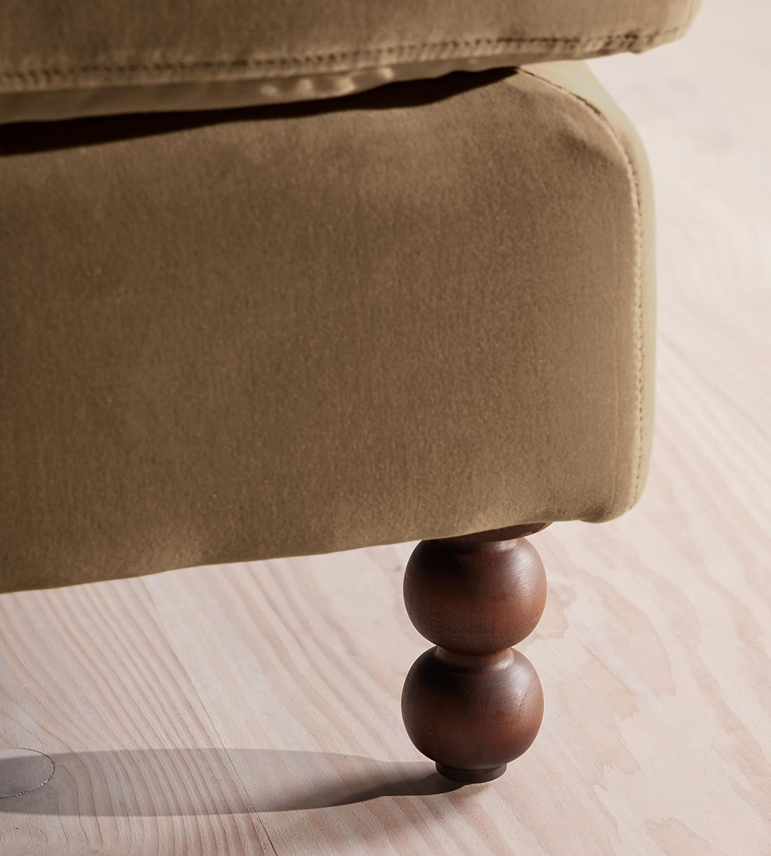 Audrey Rectangle Ottoman - Velvet - Truffle - UK - Images - Image 5