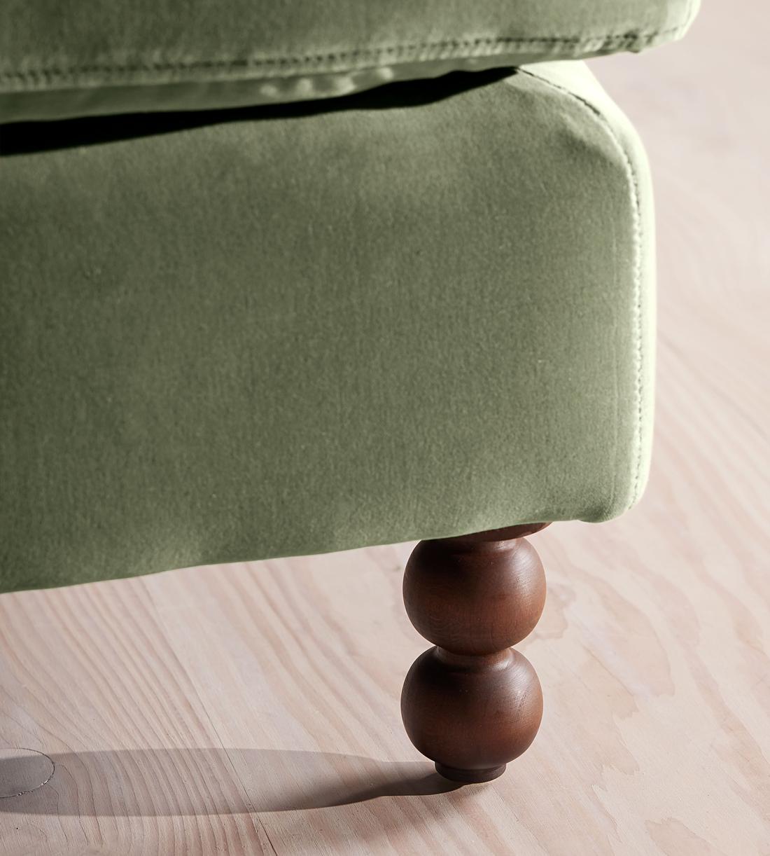 Audrey Rectangle Ottoman - Velvet - Seafoam - US - Images - Image 5